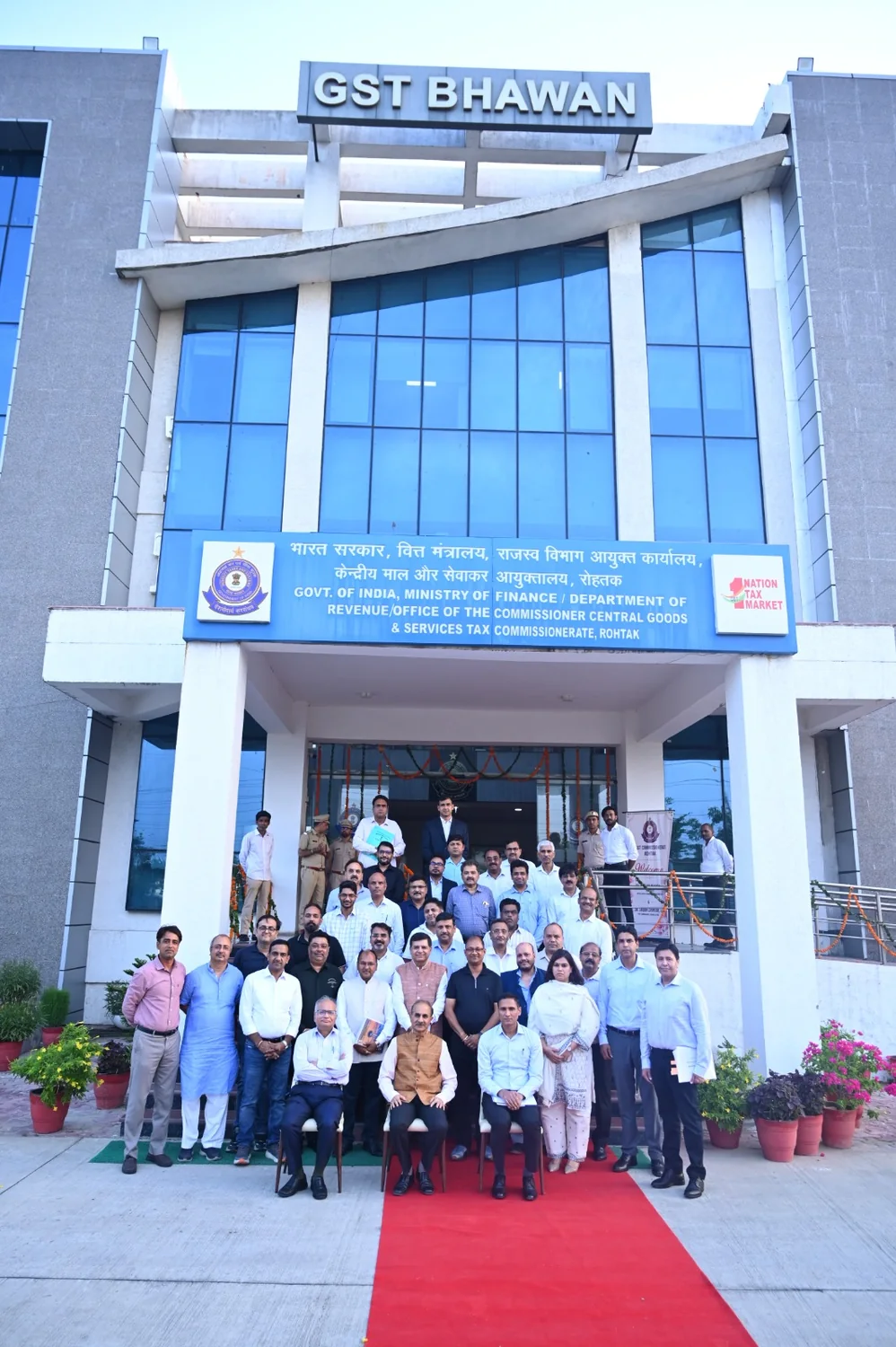 Professional engagement at GST Bhawan